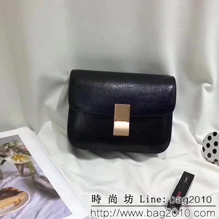CELINE賽琳原單 牛皮鱷魚紋豆腐包 801268 SL1188